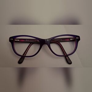 Ray-Ban Purple Kids Glasses Only Frames.